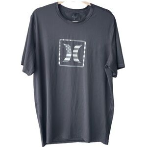Hurley T-Shirt Black American Logo Size XXL